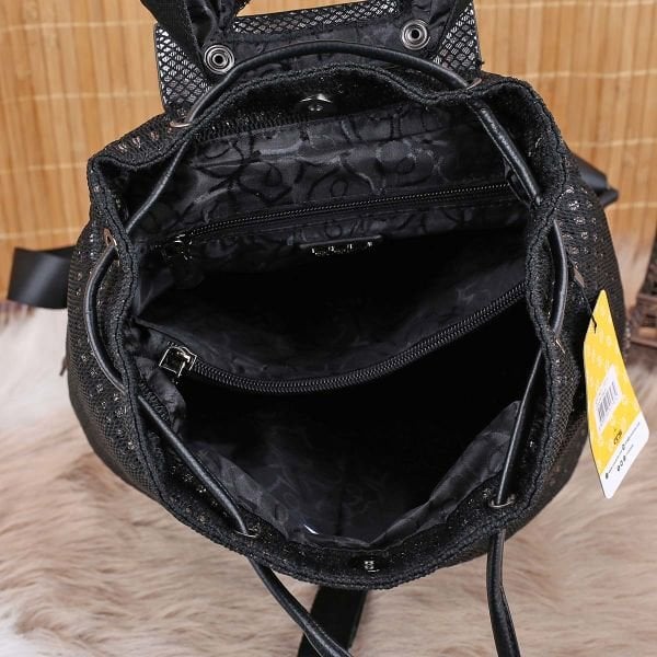 Ççs london Şapkalı Siyah Sırt Çantası