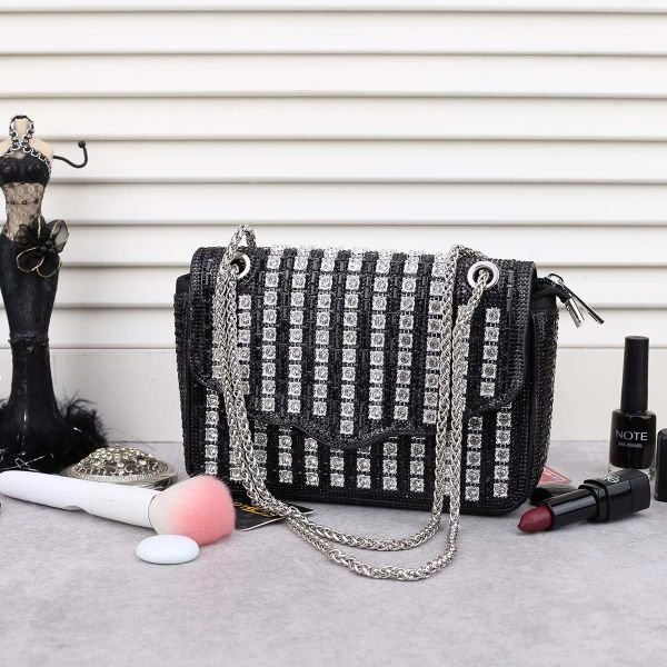 Ççs london Yeni Sezon Siyah Taşlı Kadın Çanta