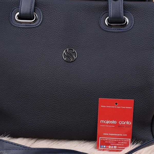 Sanmorris 3 Gözlü Lacivert Çanta